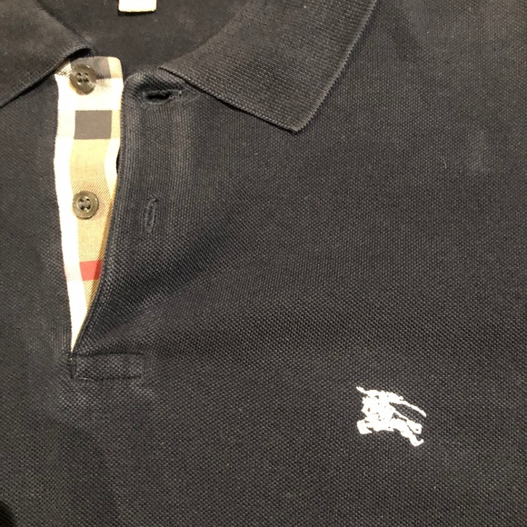 Burberry (Brit) Men's Short Sleeve Polo. Size: L - Picture 1 of 5